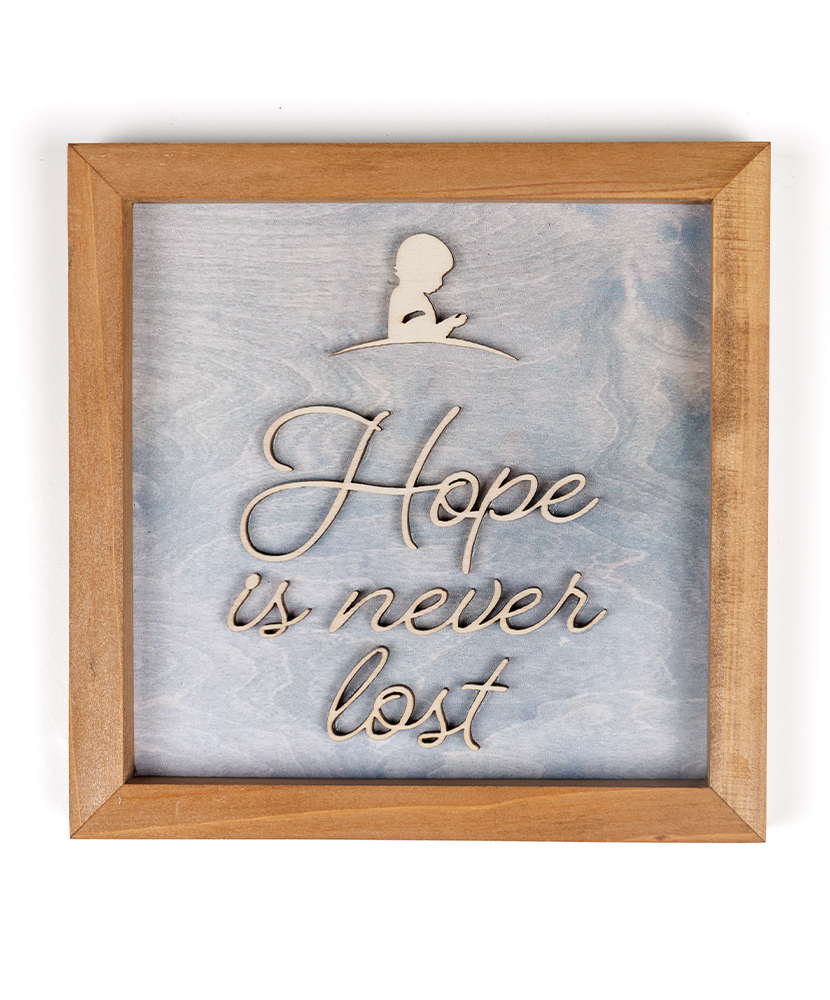 Primary image St. Jude Hope Holiday Wooden Box Sign